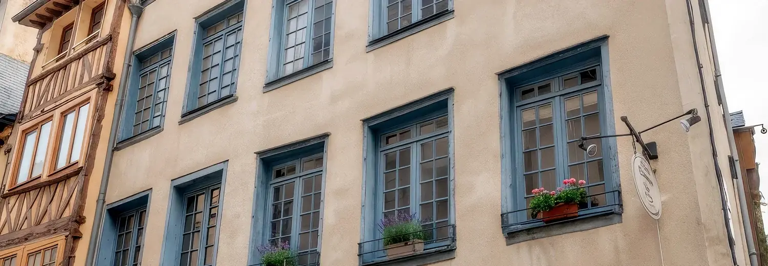 Maison des Arts à Rennes, architecture de centre historique